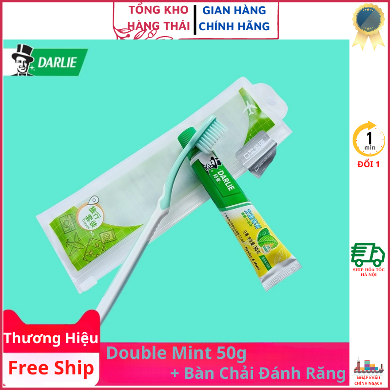 Bộ Kem Đánh Răng Bỏ Túi Du Lịch Darlie Travel Kit Darlie Double Actio
