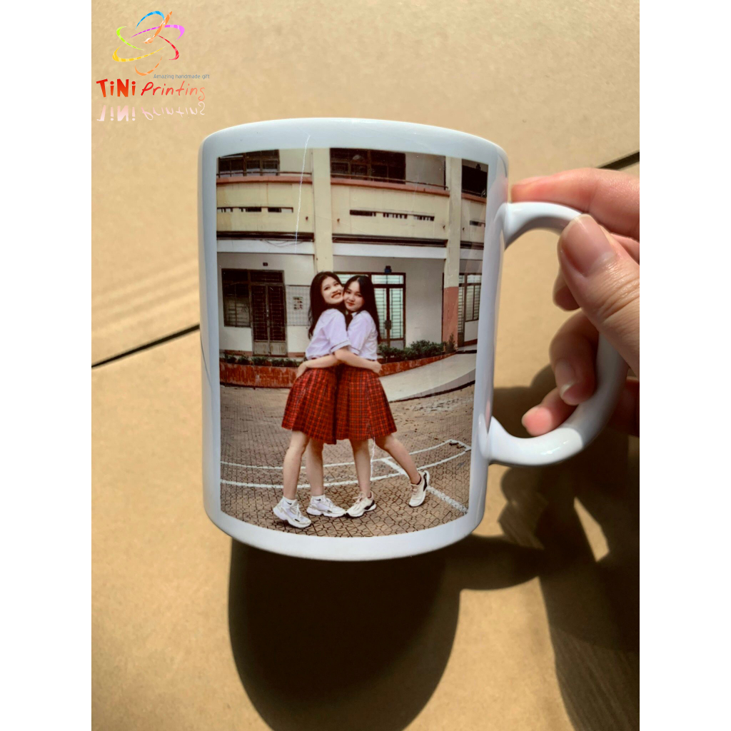 In hình theo yêu cầu lên ly sứ - In hình lên ly sứ Biên Hòa