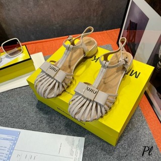 (SALE) Sandal Rọ Miu 2p Da Mềm Êm Fullbox Cao Cấp