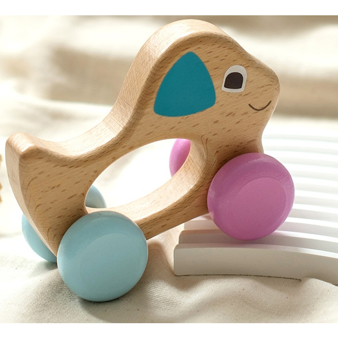 Set đồ chơi gỗ cho bé, quà tặng trẻ sơ sinh, đồ chơi montessori