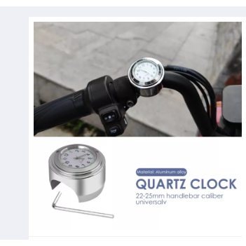 Đồng hồ chống nước gắn ghi đông xe máy mô tô, xe đạp  tiện dụng