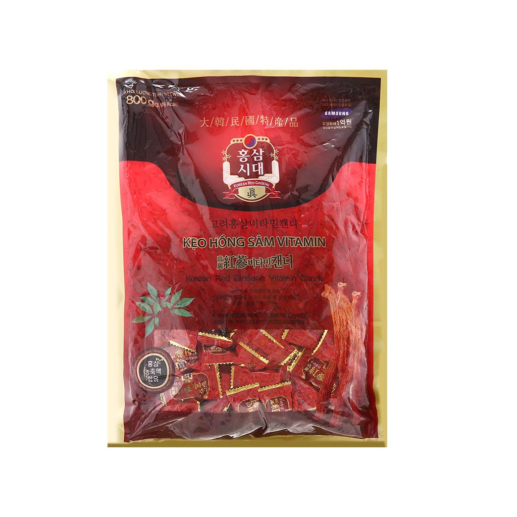 Kẹo Hồng Sâm Hàn Quốc Cheonnyeonae Vitamin 800G