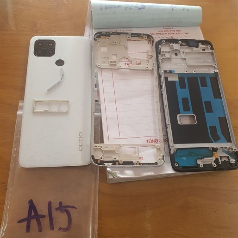 Vỏ oppo A15 A15s zin đẹp đủ bộ