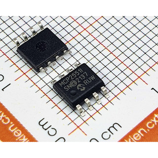 Mcp2551-i/sn ic transceiver half canbus 8-soic