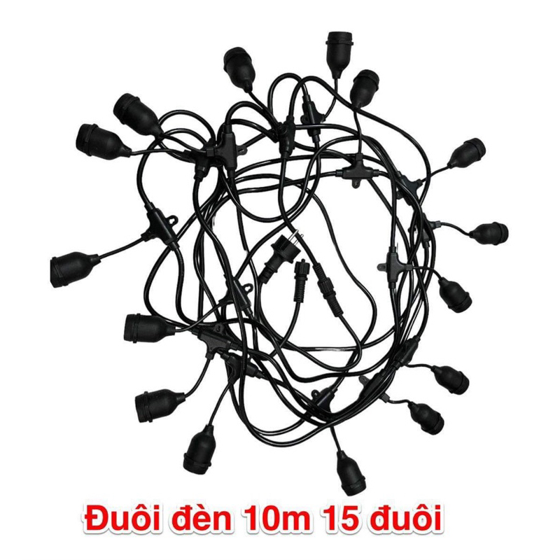 ✨ Dây đui đèn trang trí thả ngoài trời đúc chống nước quán cà phê , trà chanh, Đèn sân vườn , hành lang , treo cây