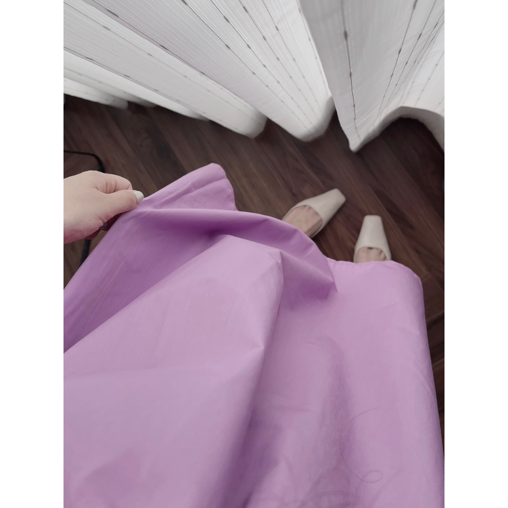 BÁN SỈ  VÁY ĐÔI MẸ BÉ MÀU TÍM SUÔNG SÁT NÁCH