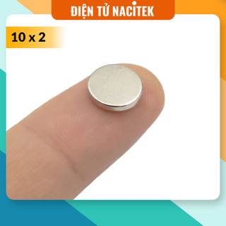 Nam châm đất hiếm tròn 10x2mm