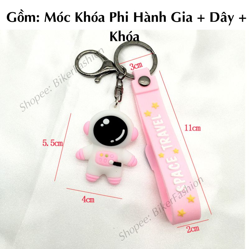 Móc Khóa Phi Hành Gia Thiết Kế Dễ Thương, Đáng Yêu