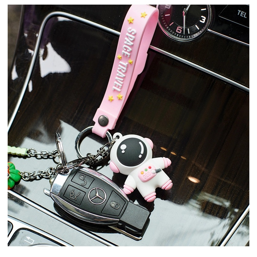 Móc Khóa Phi Hành Gia Thiết Kế Dễ Thương, Đáng Yêu