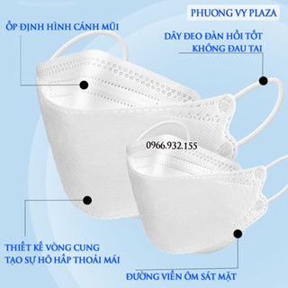 100 Chiếc Khẩu trang KF94 UNI MASK 4 Lớp kháng khuẩn công nghệ Hàn Quốc