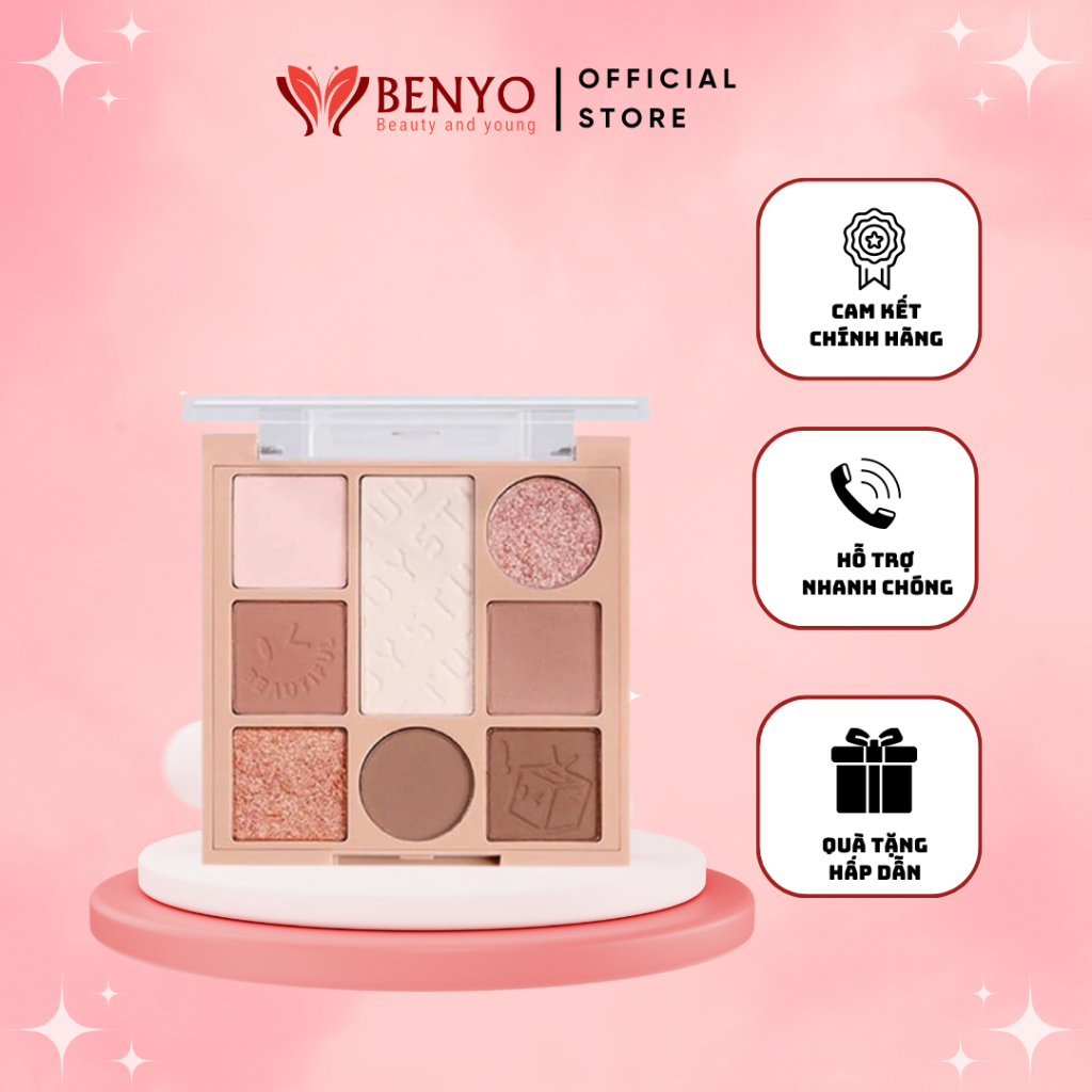 Bảng mắt Color school 8 ô playing magic cube eyeshadow