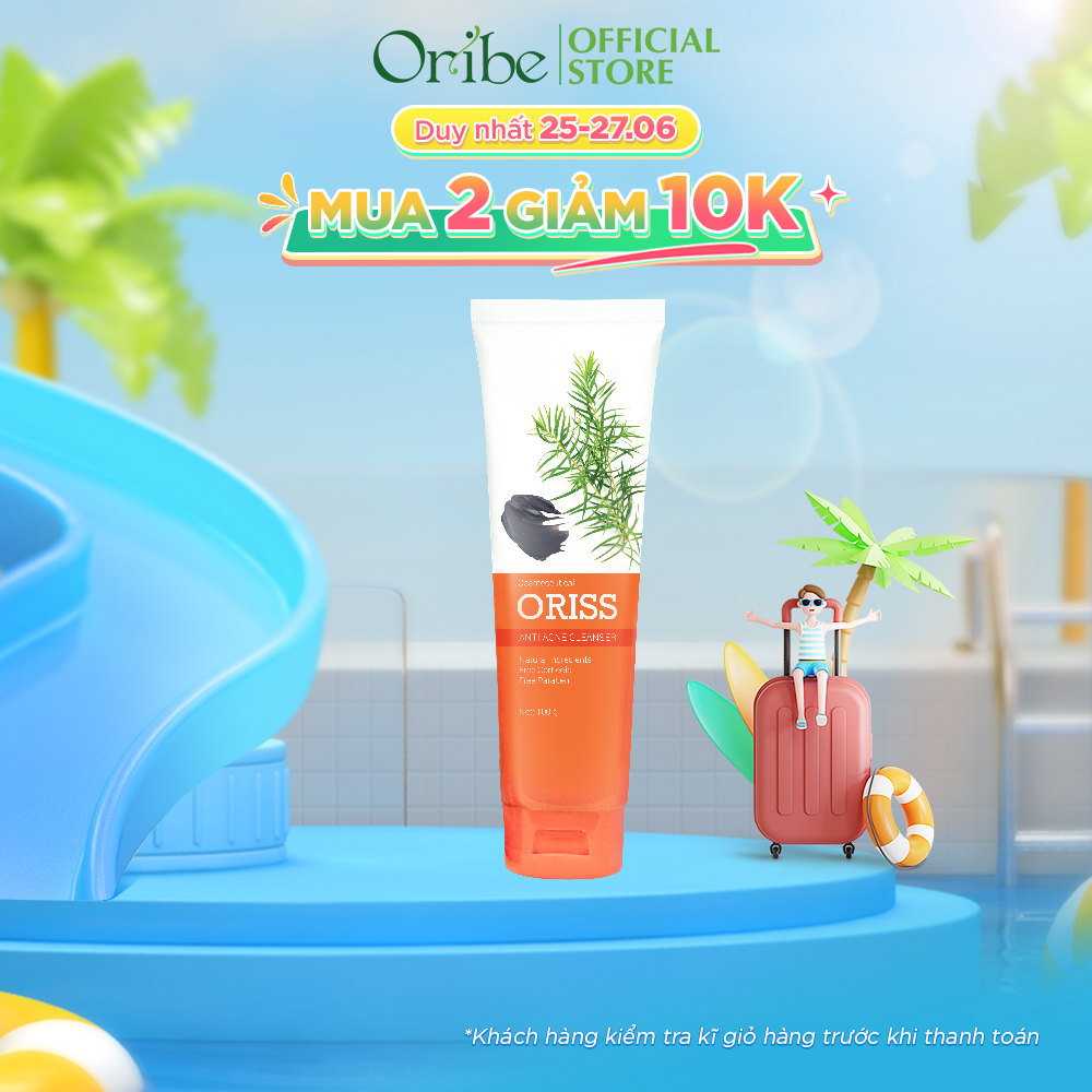 Sữa Rửa Mặt Oriss Dưỡng Trắng Tạo Bọt Ngừa Mụn Dưỡng Ẩm Tẩy Tế Bào Chết Thu Nhỏ Lỗ Chân Lông - 100g