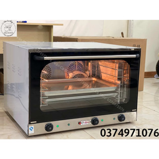 Lò nướng đối lưu JIEGUAN 120L nướng 4 khay 40x60cm