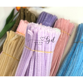 Kẽm nhung làm hoa bó 100 sợi, kẽm lông làm hoa trang trí handmade