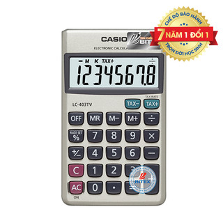 Máy tính bỏ túi mini casio lc-403tv - chính hãng