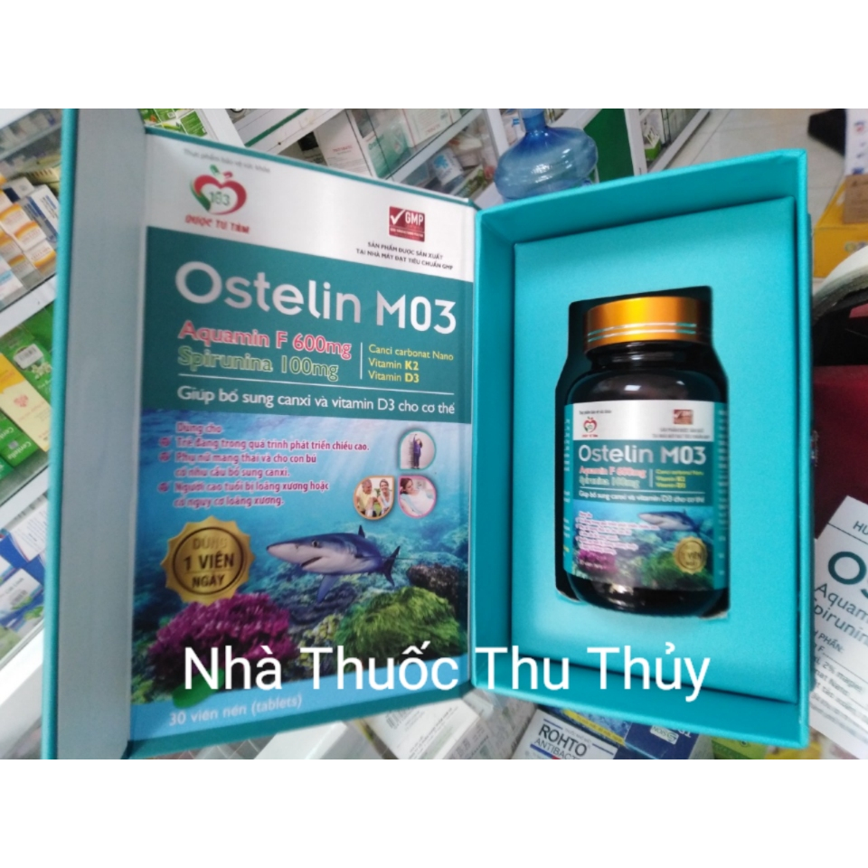 OSTELIN M03 bổ sung canxi và VitaminD3 dành cho trẻ nhỏ,phụ nữ mang thai và cho con bú &người cao tuổi nguy cơ loãngxươn