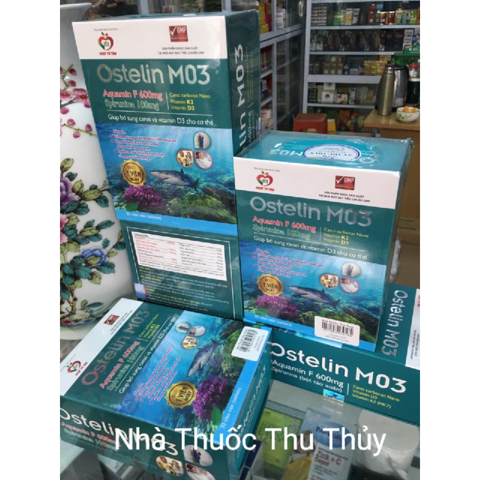 OSTELIN M03 bổ sung canxi và VitaminD3 dành cho trẻ nhỏ,phụ nữ mang thai và cho con bú &người cao tuổi nguy cơ loãngxươn