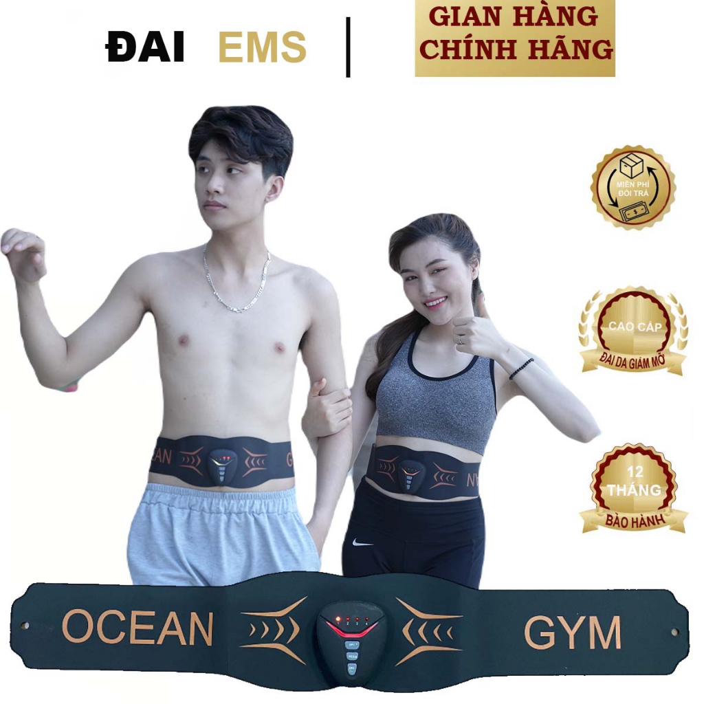 Máy massage bụng, máy rung giảm mỡ bụng, đai rung EMS