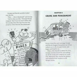 Captain Underpants (Đen Trắng) - 12q | Nhập khẩu