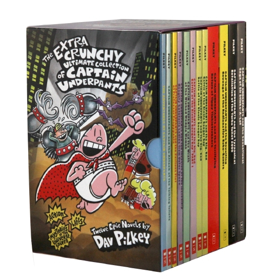 Captain Underpants (Đen Trắng) - 12q | Nhập khẩu