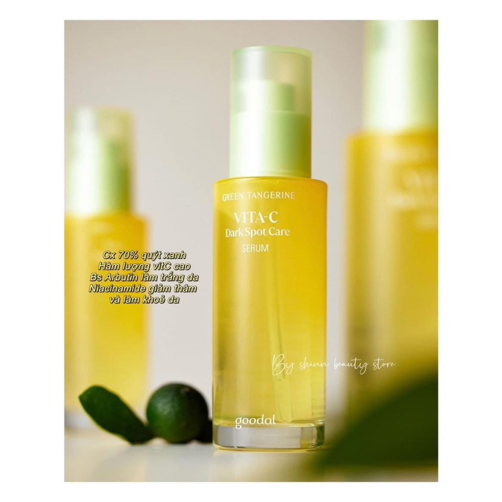 Serum Goodal Green Tangerine C Dark Spot 30ml-  Vị cứu tinh cho làn da thâm nám xỉ