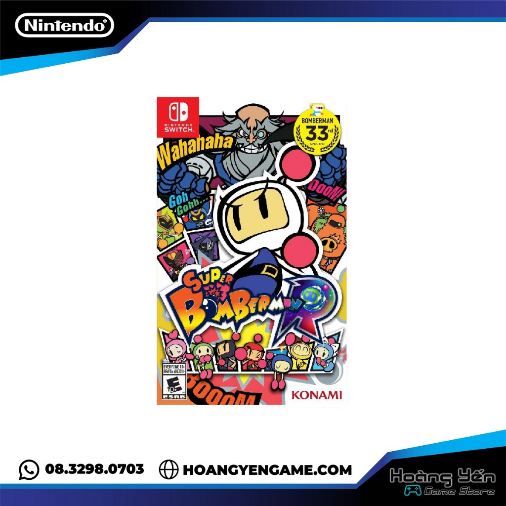 Băng game nintendo switch super bomberman R