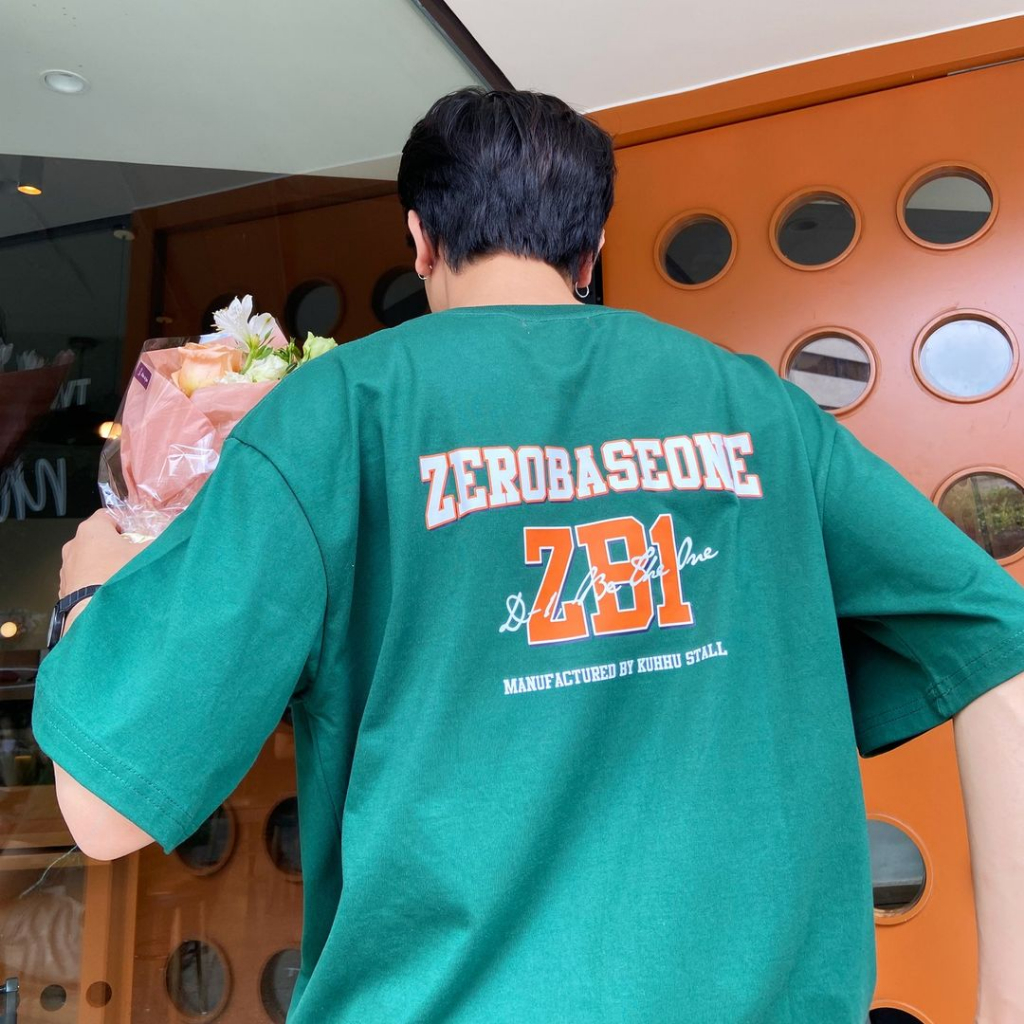 ZEROBASEONE TEE - Áo thun ZB1 unisex oversize 4 màu đen/trắng/be/xanh đậm