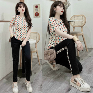 Set tay ngắn quần dài cotton cao cấp