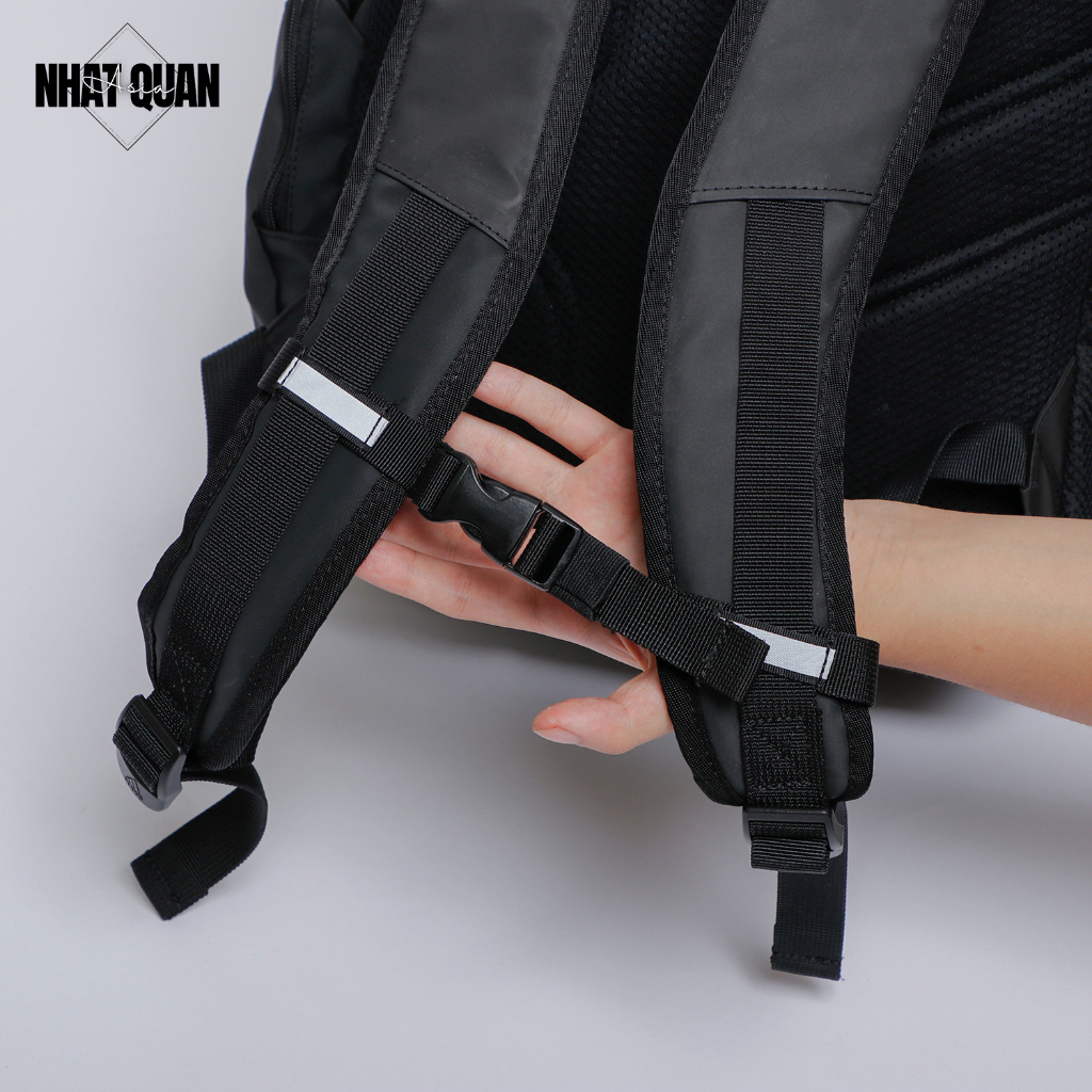 Balo Adidas dáng vuông chất si công ty có ngăn laptop năng động hiện đại - Nhật Quân Asia nhatquanasia