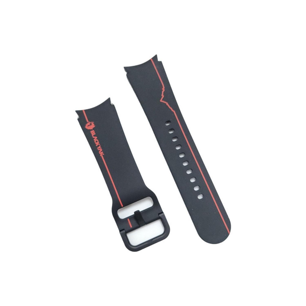 Bộ dây đồng hồ silicone 20mm + túi Black Yak cho Galaxy Watch 6 / 5 / 4