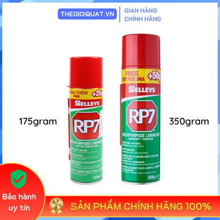 Chai xịt chống rỉ sét RP7 Selleys 175gr/350gr bôi trơn, chống ăn mòn kim loại - Hàng chính hãng