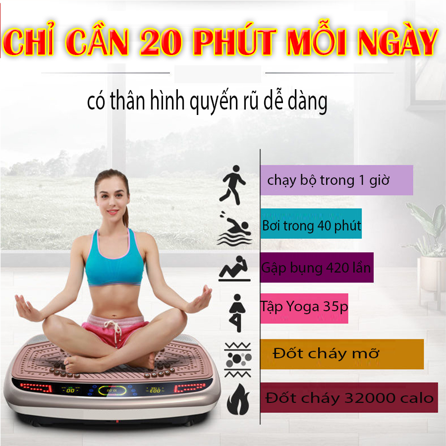 Máy Rung Giảm Cân Cao Cấp An Toàn Hiệu Quả