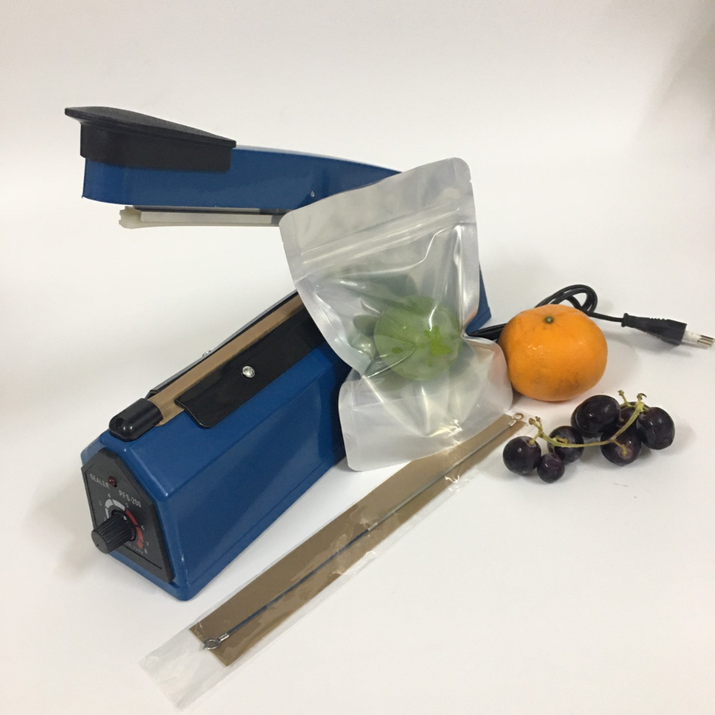 Máy ép túi bóng ,Máy hàn miệng túi 20cm, ,hàn miệng túi, dán miệng túi nilong, PP, PVC, , zip bạc,  đóng gói sản phẩm