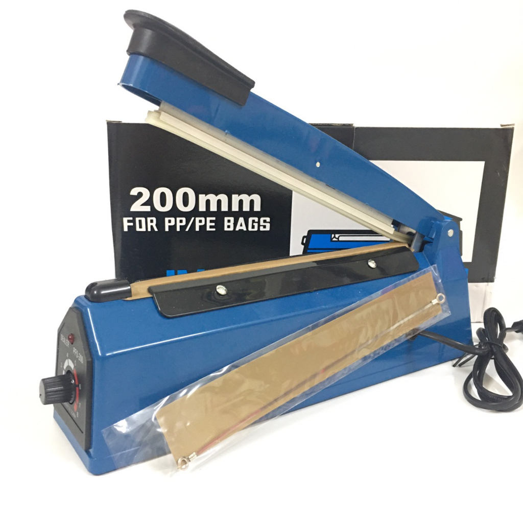 Máy ép túi bóng ,Máy hàn miệng túi 20cm, ,hàn miệng túi, dán miệng túi nilong, PP, PVC, , zip bạc,  đóng gói sản phẩm