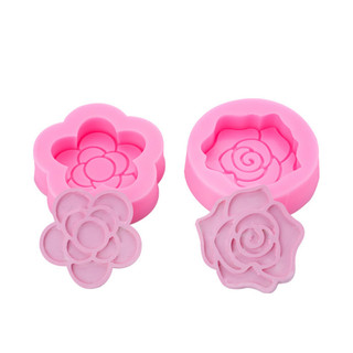 Set 2 hộp phấn trang điểm hình hoa