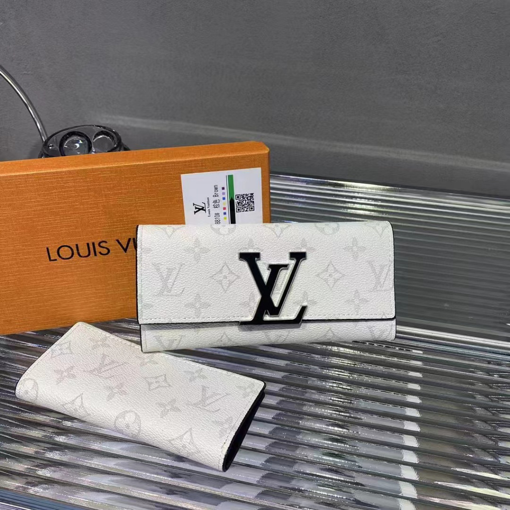 Ví cầm tay nữ L.V da xịn full box kèm ví nhỏ