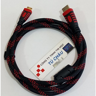 Cáp Mini HDMI ra HDMI dài 1.5m (Cáp sử dụng được 2 chiều tín hiệu) / Chuẩn Mini HDMI