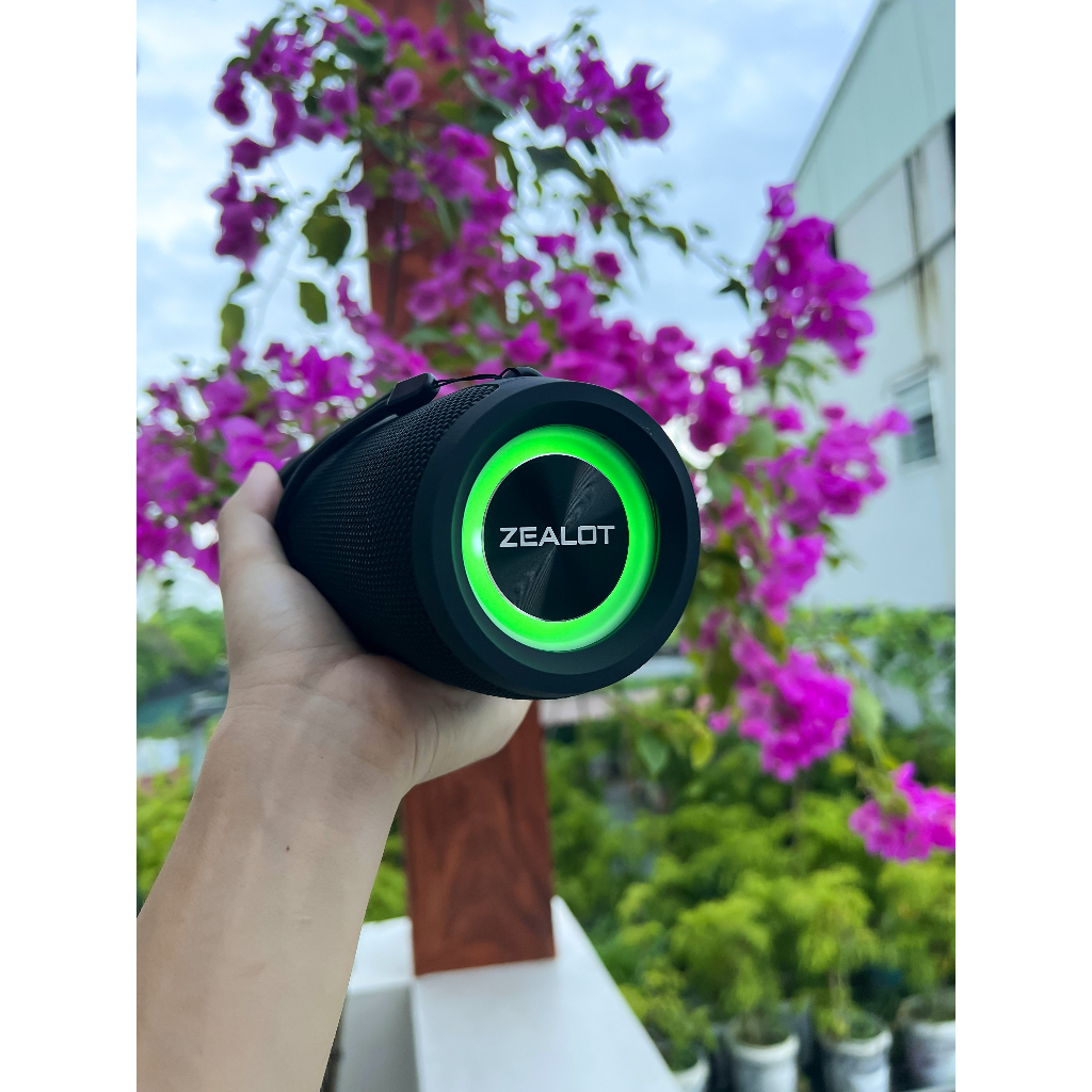 Loa bluetooth Zealot S51 pro, chống nước IPX6, kết nối k dây 2 loa với nhau