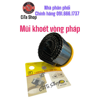 Mũi khoét vòng pháp Hoàng Nam size 25- 63mm