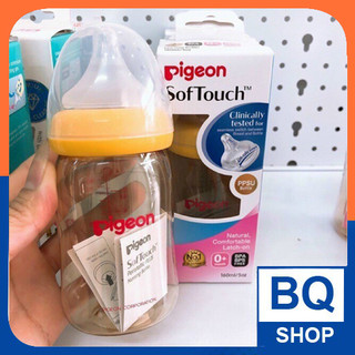 Bình sữa Pigeon SofTouch 160ml, 240ml chính hãng nội địa Trung cho bé BQSHOP2016