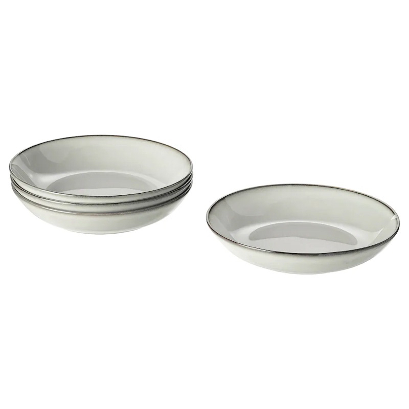 Bộ đĩa 4pcs GLADELIG IKEA chính hãng