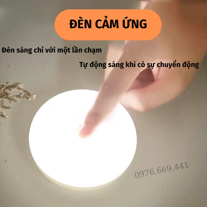 Đèn Led Cảm Ứng, Đèn Cảm Biến Tự Động Thông Minh Không Dây Dùng Pin Sạc Dán tủ quần Áo, Cầu Thang, Phòng Ngủ | BigBuy360 - bigbuy360.vn