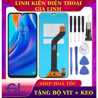 Màn hình tecno spark 7t /spark 7 zin tặng keo + bộ vít 9 món