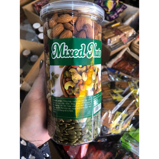 Hạt dinh dưỡng mix siêu hạt,hũ 500g ko yến mạch,