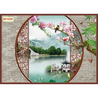 Tranh ô cửa ,tranh hoa sen ,tranh hoa đào,tranh phong thuỷ tranh vải lụa canvas 3d,decal nếu yêu cầu