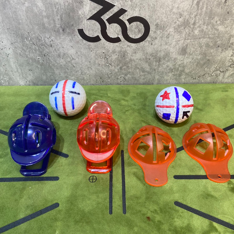 Dụng cụ kẻ like + đánh dấu bóng golf, chất liệu nhựa PVC siêu bền