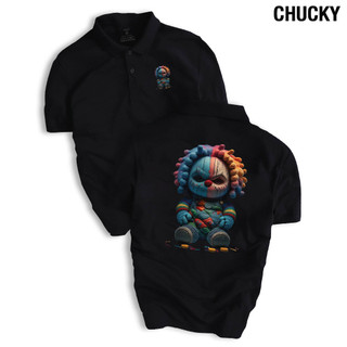 Áo thun polo unisex chucky phong cách cá tính, mạnh mẽ, cực chất