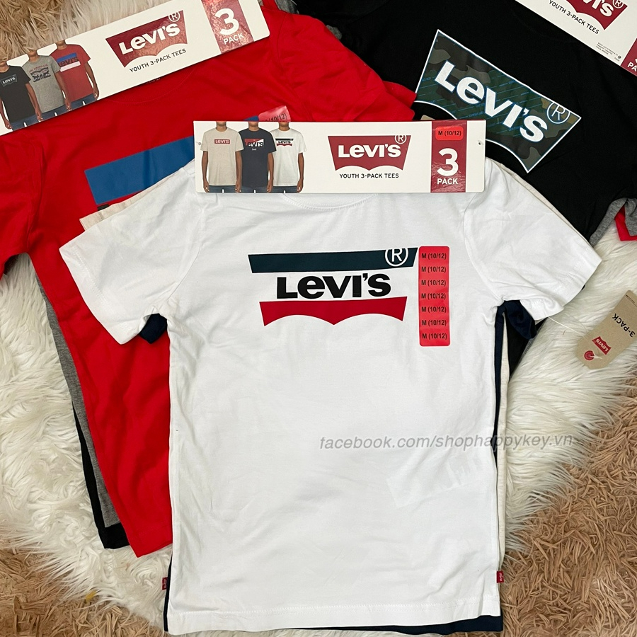 SET 3 ÁO THUN LEVIS CHÍNH HÃNG USA
