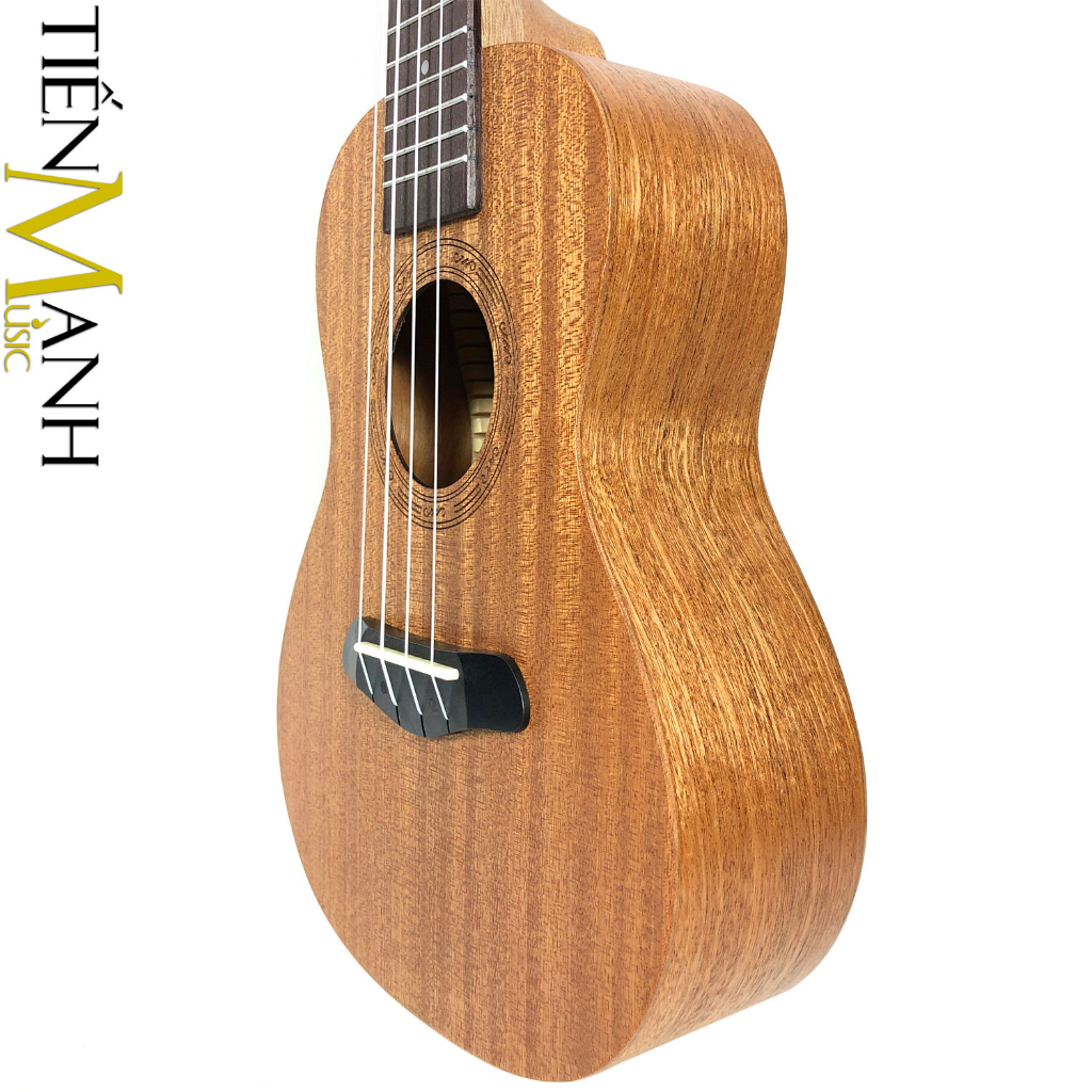 Combo Đàn Ukulele Soprano BWS  - Bao, Capo, Móng Gẩy Uku Gỗ Mahogany Trơn Cỡ Nhỏ 21 inch