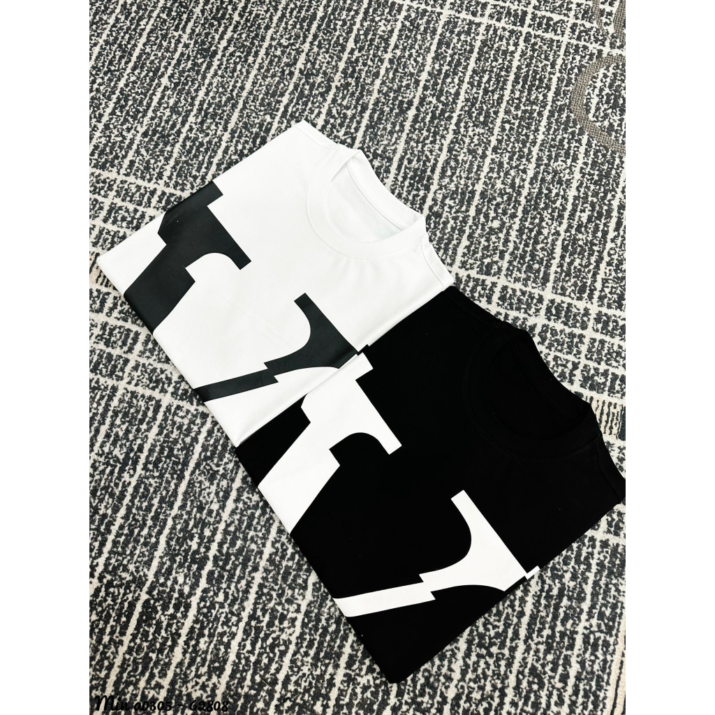 Áo Thun Tay Lỡ LV Họa Tiết Chữ V Mặt Trước Bản Siêu Cấp Neww 2023